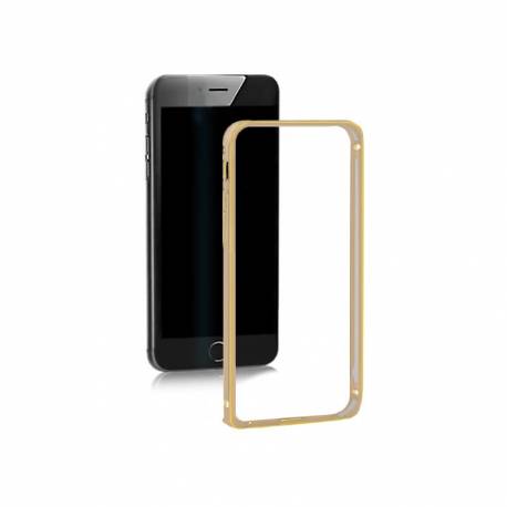 Ramka ochronna Qoltec na Samsung Galaxy S5, złota, alu.