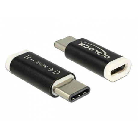 Adapter Delock microUSB(F) 2.0 - USB type-C (M)
