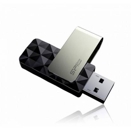 Pendrive Silicon Power 8GB USB 3.0 Blaze B30 Black
