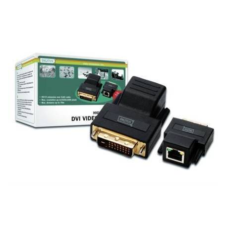 Extender DVI Digitus DS-54101 do 50m po skrętce Cat.5e UTP, 1920x1200