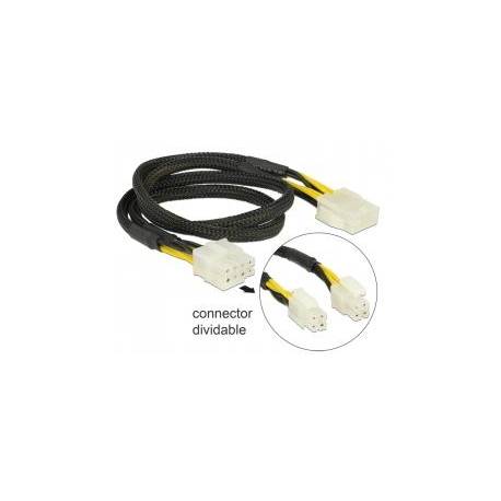 Przedłużacz kabla zasilającego Delock EPS(M)(2X4 PIN) - EPS(F) 8PIN