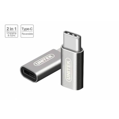 Adapter Unitek Y-A027SGY USB Typ-C na microUSB