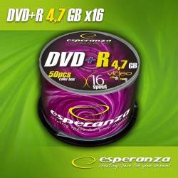 DVD+R Esperanza 16x 4,7GB (Cake 50)