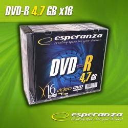 DVD-R Esperanza 16x 4,7GB (Slim 10)