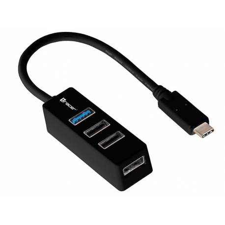Hub USB Tracer H21 USB Type C 4 ports