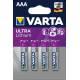 Baterie VARTA Professional Lithium, Micro AAA - 4 szt