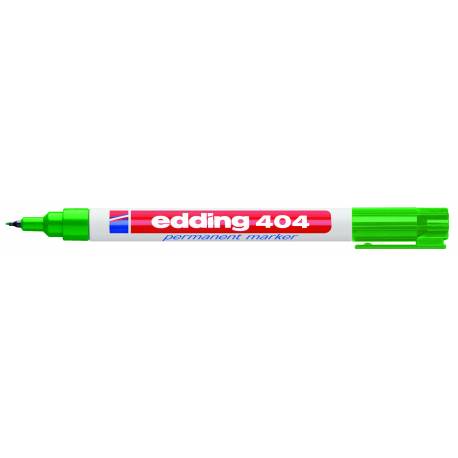 Marker permanentny, pisak Edding 404, okrągły, kolor zielony