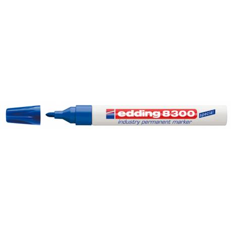 Marker permanentny, pisak Edding 8300, okrągły, niebieski