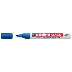 Marker lakierowy Edding 8750, pisak przemysłowy, okrągły, niebieski