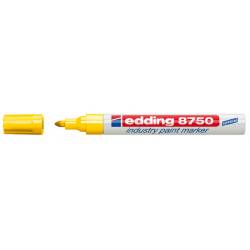 Marker lakierowy Edding 8750, pisak przemysłowy, okrągły, żółty