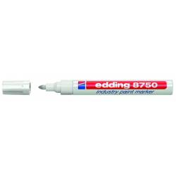 Marker lakierowy Edding 8750, pisak przemysłowy, okrągły, biały