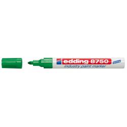 Marker lakierowy Edding 8750, pisak przemysłowy, okrągły, zielony