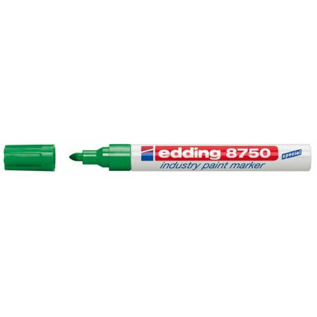 Marker olejowy Edding 8750, pisak olejny, okrągły, zielony