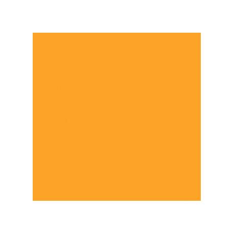 Brystol B2 50x70, kolorowy karton 270g, 20 arkuszy, pomarańczowa . Kreska