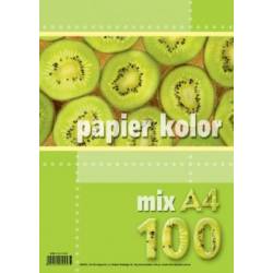 Papier xero A4 mix 100 ark Kreska