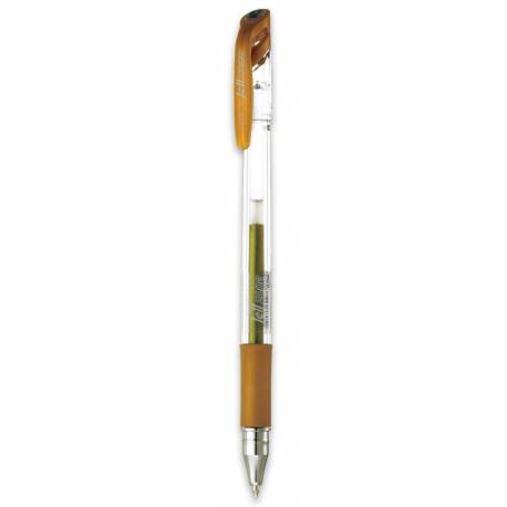 Długopis żelowy, pisak Dong-a Zone metallic, brązowy