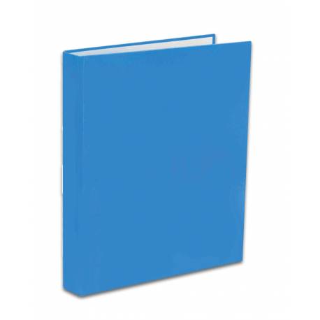Segregator ringowy, 4 ringi, na dokumenty A4, grzbiet 4 cm, niebieski pastel