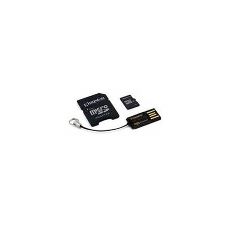 Kingston karta Micro SDHC Class 4 + czytnik USB2.0 + SD Adapter, 32GB