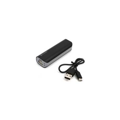 Power Bank Platinet + kabel microUSB, 2200mAh, USB, black/grey