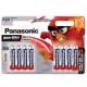 Baterie Panasonic alkaliczne EVERYDAY LR03/4+4 8szt