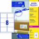 Etykiety samoprzylepne, wysyłkowe etykiety na paczki Avery Zweckform, 100 ark, 99,1x67,7mm