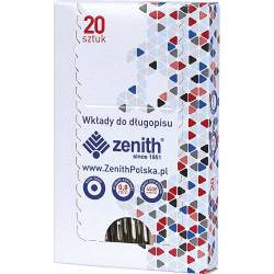 Wkład wielkopojemny Zenith 4 - 20 sztuk, niebieski