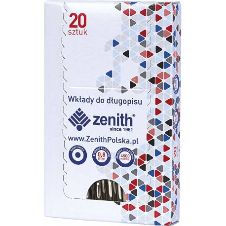 Wkład Zenith-4 20 sztuk niebieski
