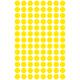 Usuwalne Etykiety Avery Zweckfrom, kółka samoprzylepne, 416 etykiet, Ø8 mm, żółte