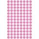 Usuwalne Etykiety Avery Zweckfrom, kółka samoprzylepne, 416 etykiet, Ø8 mm, różowe