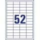Etykiety samoprzylepne A4, adresowe etykiety wysyłkowe Avery Zweckform, 100 ark, 48x21 mm, białe