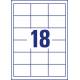 Etykiety samoprzylepne A4, adresowe etykiety wysyłkowe Avery Zweckform, 100 ark, 64x45 mm, białe