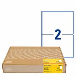 Etykiety wysyłkowe z mocnym klejem do kartonów, 199,6x143,5 mm