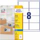 Etykiety samoprzylepne, wysyłkowe etykiety na paczki Avery Zweckform, 25 ark, 99,1x67,7 mm, białe