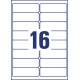 Etykiety samoprzylepne A4, adresowe etykiety wysyłkowe Avery Zweckform, 25 ark, 99,1x33,9 mm, przezroczyste