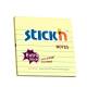 Karteczki samoprzylepne Stickn, EXTRA STICKY 101x101mm żółty pastel/90 kart.