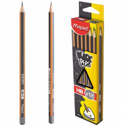Ołówek drewniany BLACKPEPS twardość hb