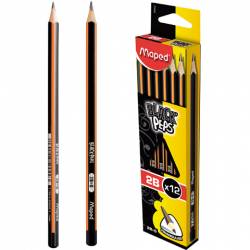 Ołówek drewniany BLACKPEPS twardość 2b