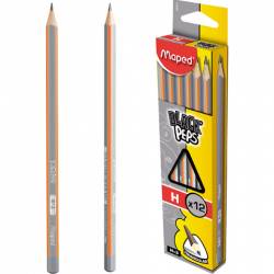 Ołówek drewniany BLACKPEPS twardość h