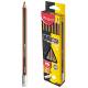 Ołówek drewniany z gumką BLACKPEPS, gruby JUMBO HB