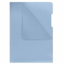 Obwoluta DONAU typu L, PP, A4, ofertówka krystaliczna, 180mikr., niebieska