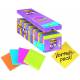 Karteczki Post it, samoprzylepne, kolorowe, Super Sticky 654-SS-VP24COL, 76x76mm, 24+3x90 kart.