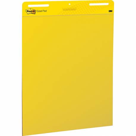 Arkusze samoprzylepne, blok flipchart, Post it Super Sticky, 63x76cm, 3x25 kart, żółte