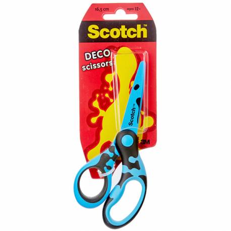 Nożyczki dla dzieci Scotch™ (DECO), 13cm, ergonomiczne, mix kolorów