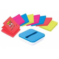 Karteczki samoprzylepne Post it Z-Notes VAL-SS8P-R330, 76x76mm, 8x90 kart., mix kolorów