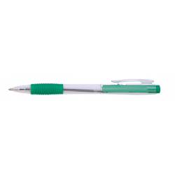 Długopis automatyczny OfficeP, 0,7mm, zielony
