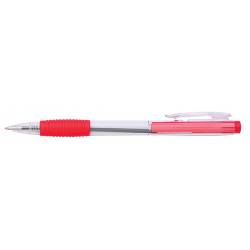 Długopis automatyczny OfficeP, 0,7mm, czerwony