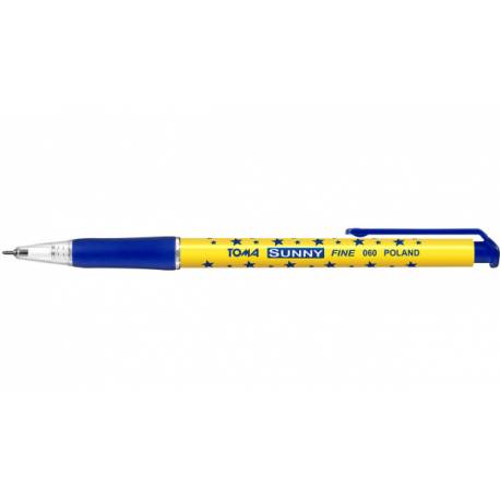 Długopis SUNNY automatyczny niebieski TOMA