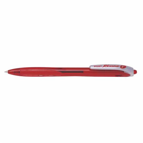 Długopis Pilot REXGRIP F, wkład olejowy, czerwony