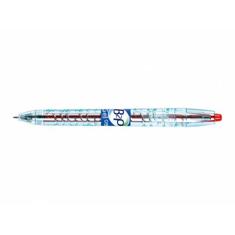 Długopis żelowy Pilot B2P, automatyczny, czerwony