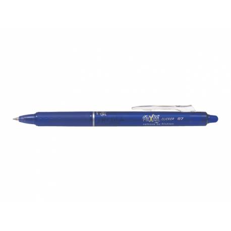 Długopis ścieralny, Pilot Frixion Clicker, zmazywalny długopis, 0.7, niebiesk